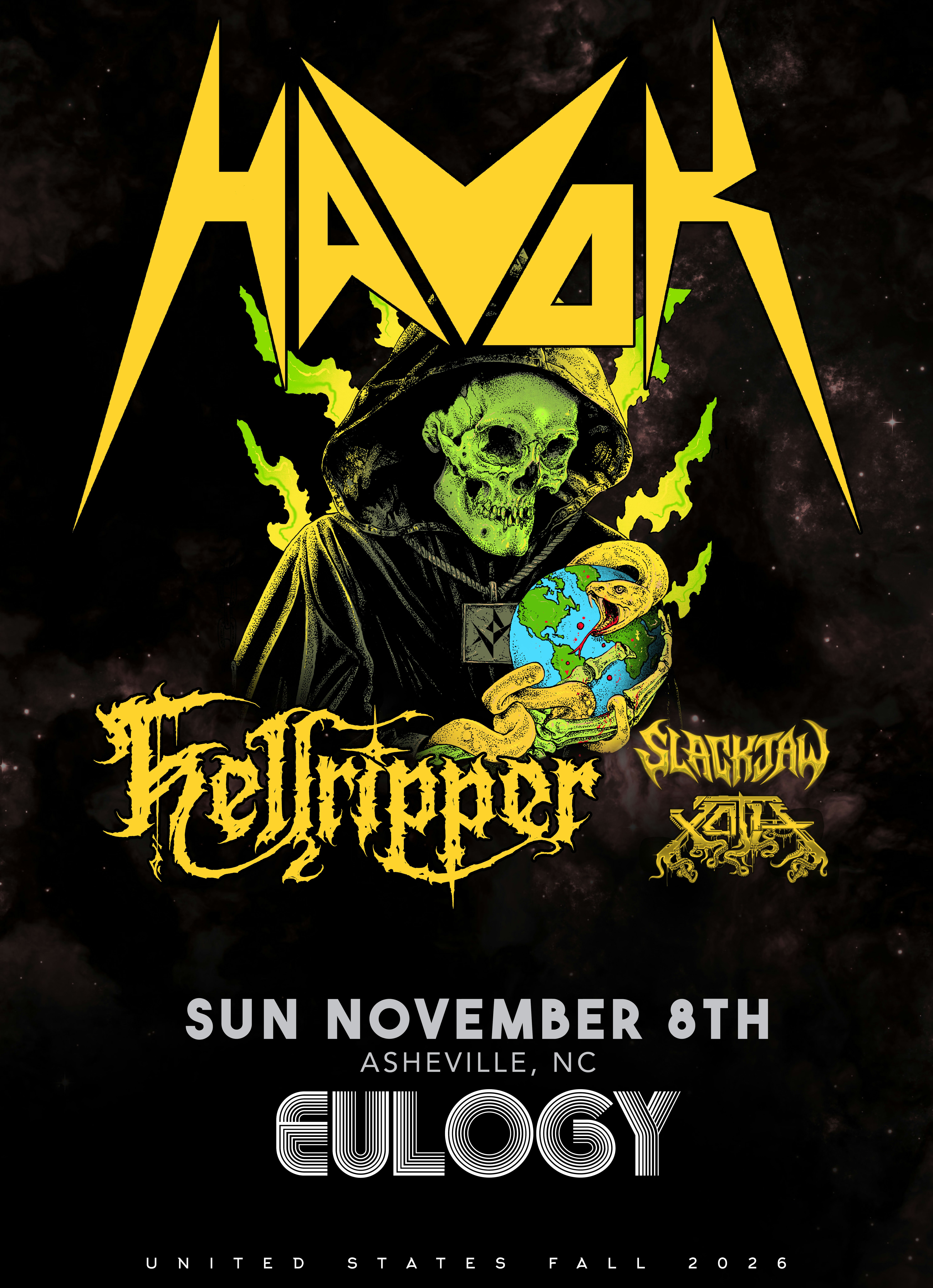 Havok w/ Hellripper, Slackjaw & Xoth