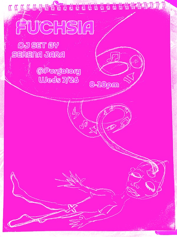 DOWNSTAIRS: Fuchsia Stream
