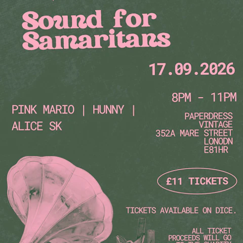Sound 4 Samaritans: Pink Mario, Hunny, Alice SK