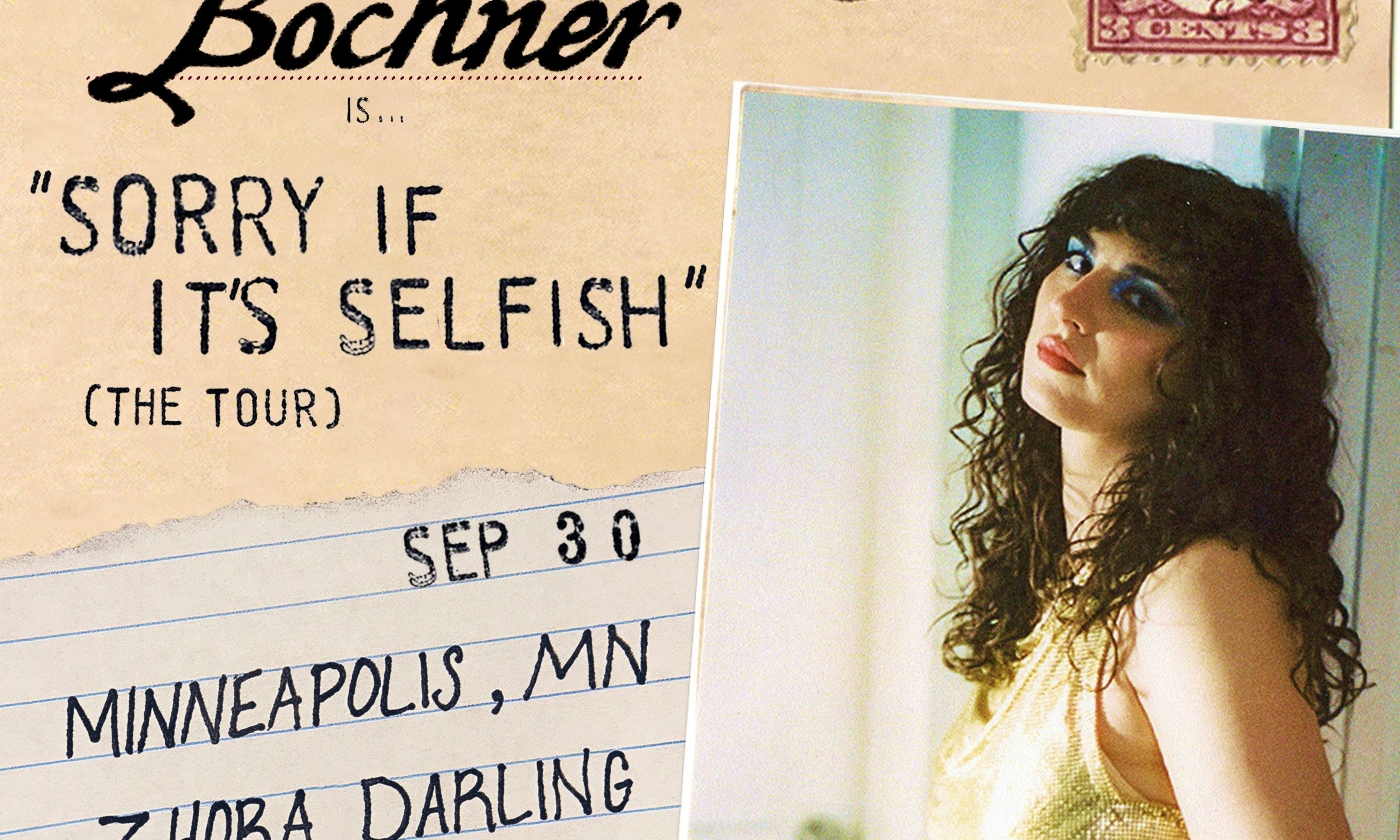 Rachel Bochner | The “Sorry If It’s Selfish” Tour