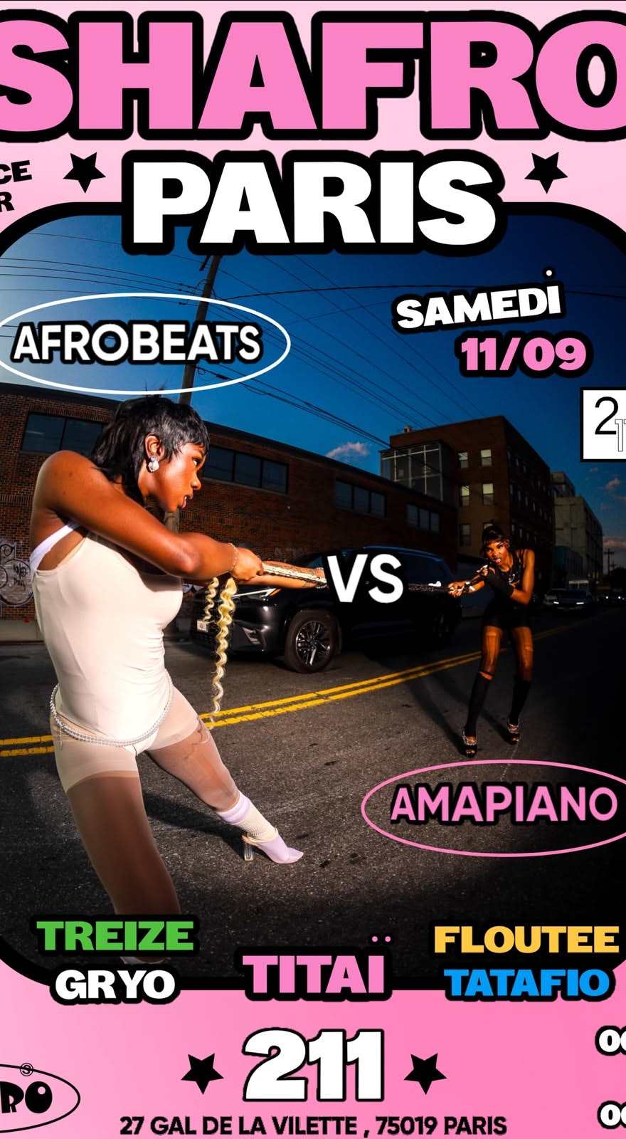 SHAFRO @PARIS : 100% AFROBEATS VS AMAPIANO