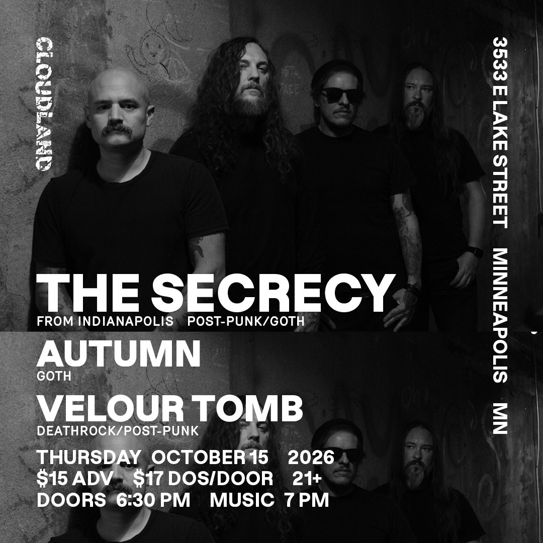 The Secrecy, Autumn, Velour Tomb flyer