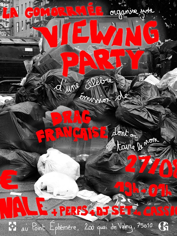 La Gomorrhée organise une viewing party finale !
