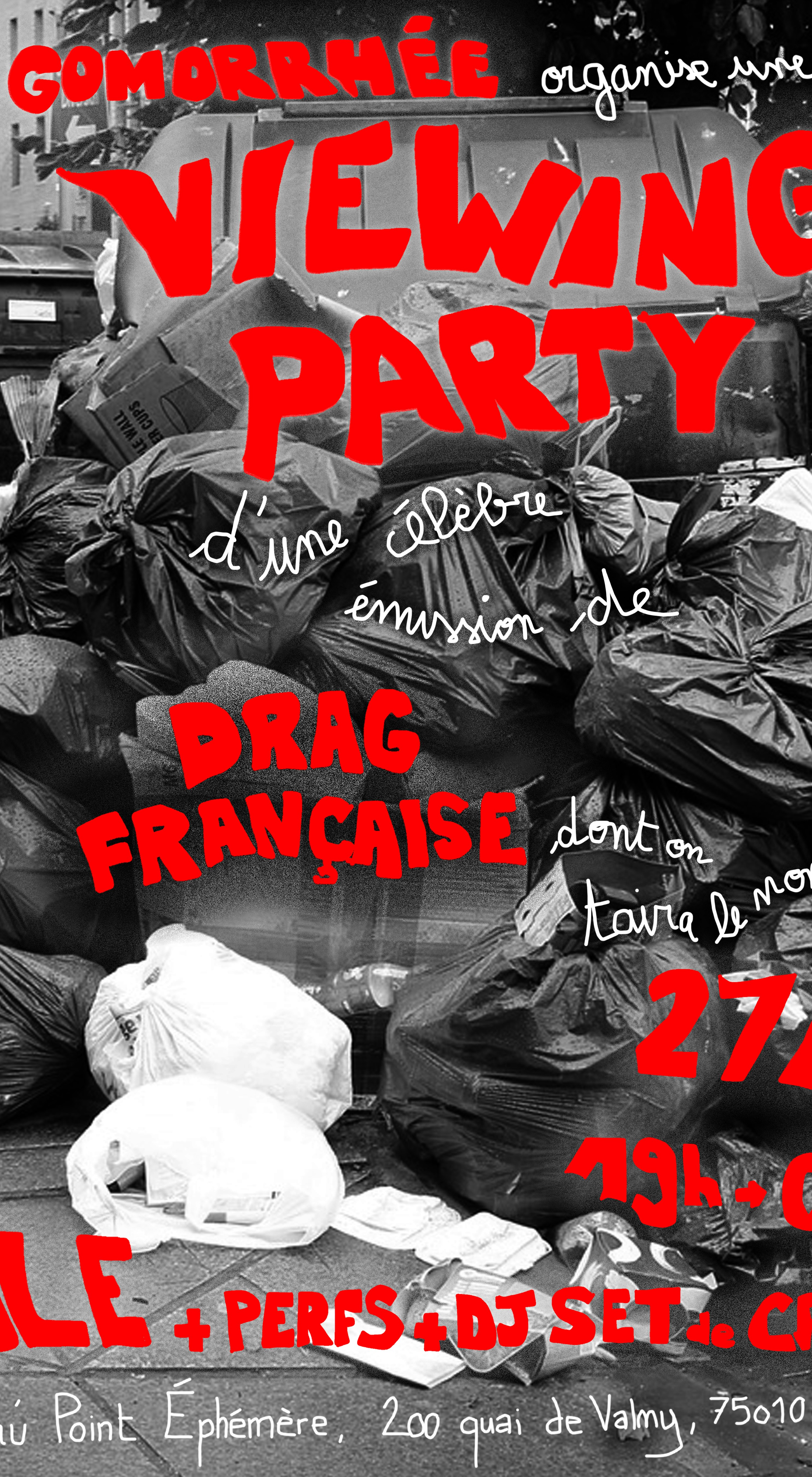 La Gomorrhée organise une viewing party finale !