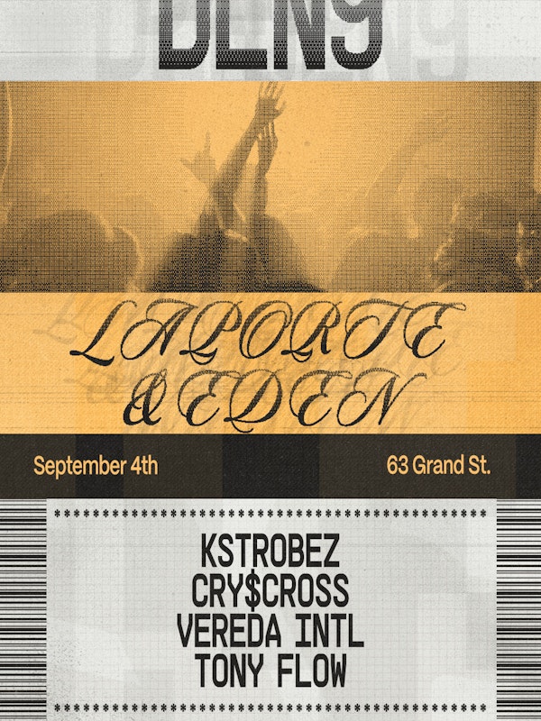 LAPORTE, EDEN, KStrobez, Cry$cross + Live Music