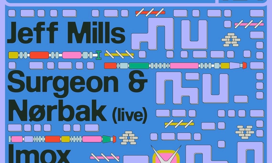 SOUNDIT: Jeff Mills, Surgeon & Nørbak (live), Imox +