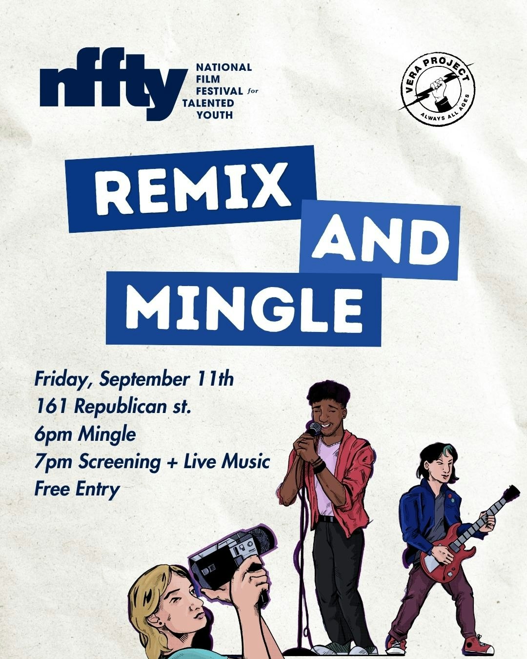 NFFTY Remix and Mingle at The Vera Project