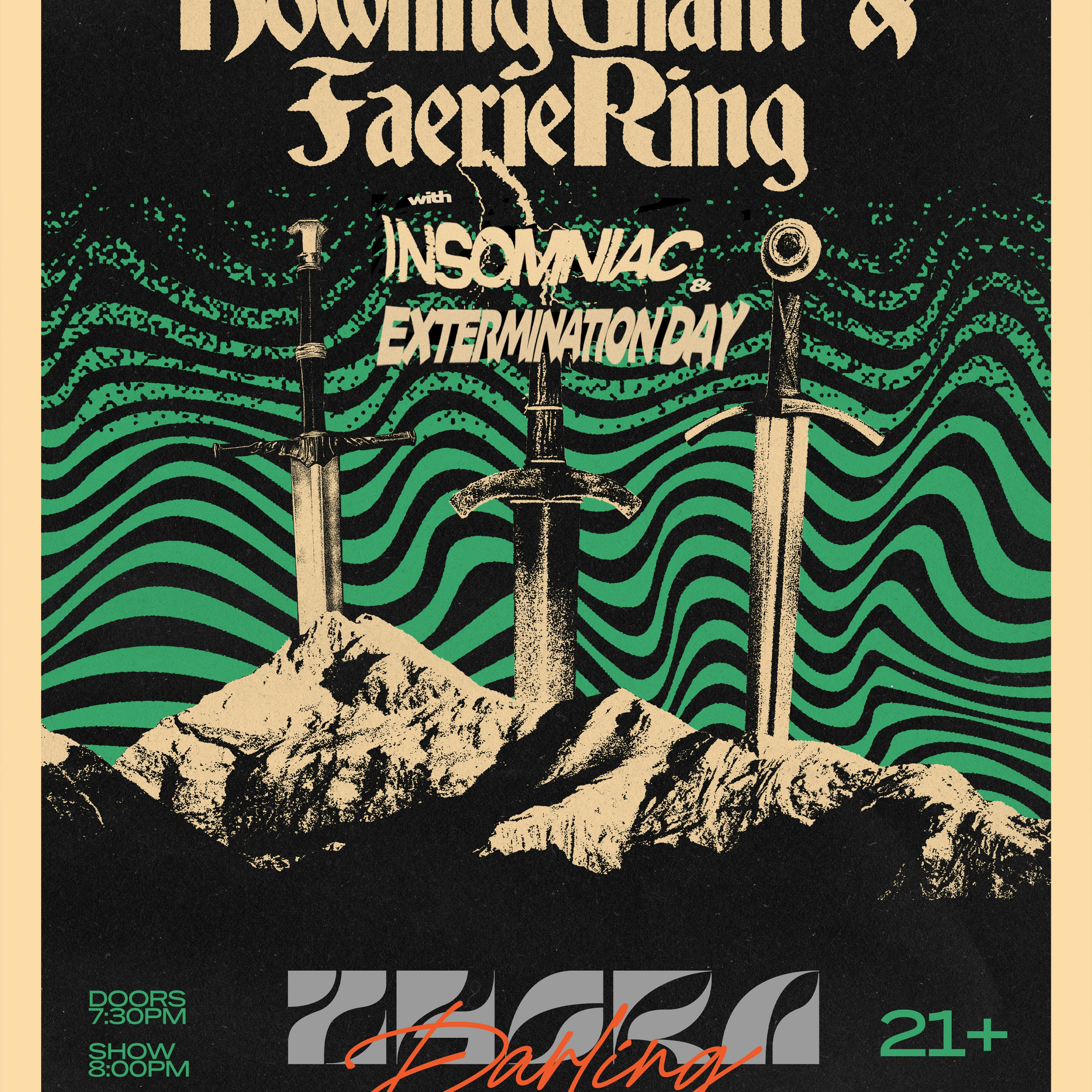 Howling Giant (TN), Faerie Ring (IN), Insomniac (GA),  Extermination Day