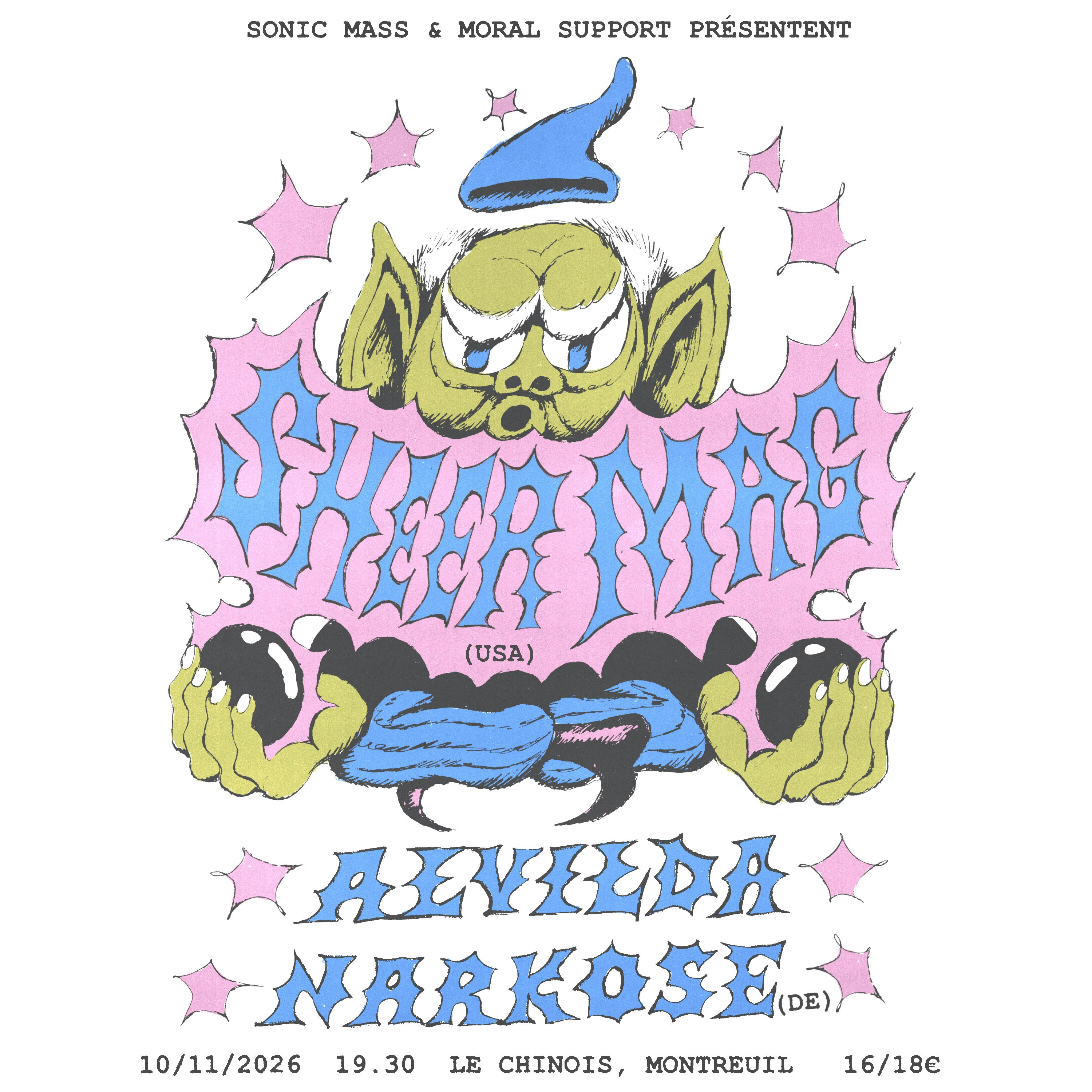Cover image for SHEER MAG (US) + ALVILDA + NARKOSE (DE) 