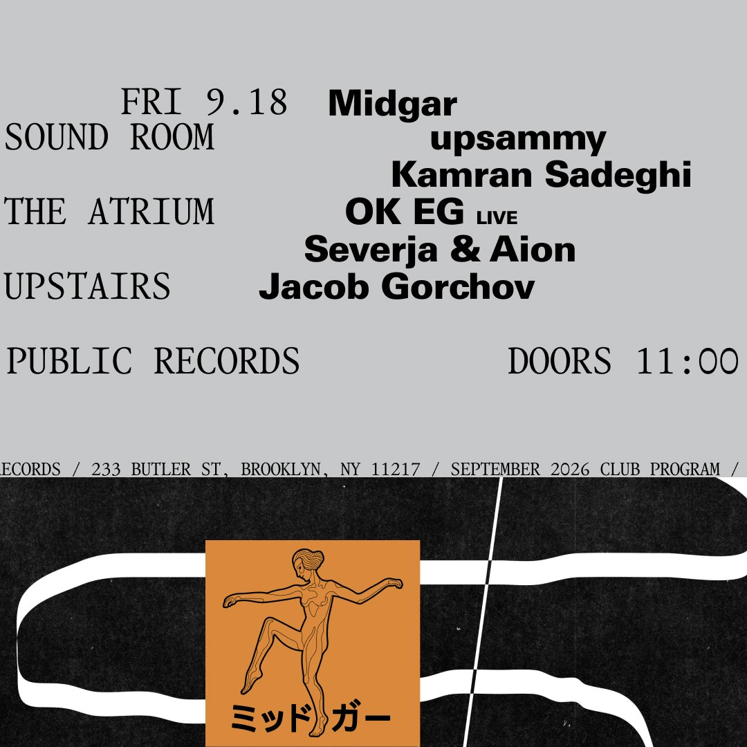 Midgar: upsammy, Kamran Sadeghi / OK EG [Live], Severja & Aion / Jacob Gorchov