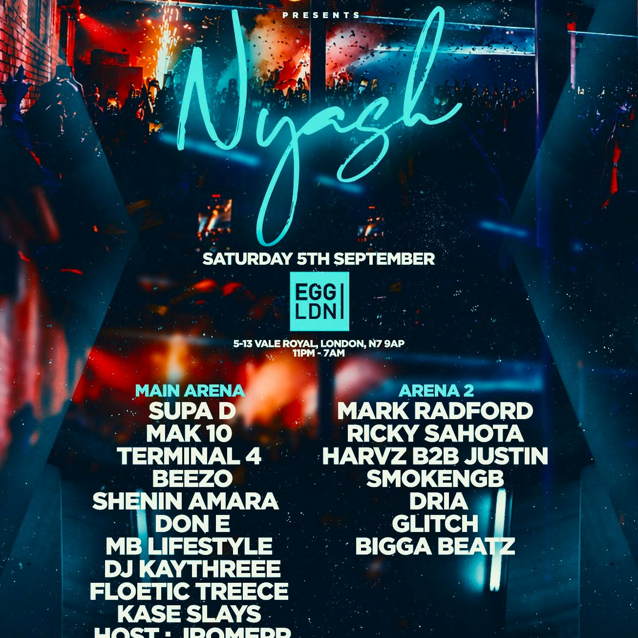 Beehive Ldn presents: Nyash Tribal, Afro, ama & Deep House