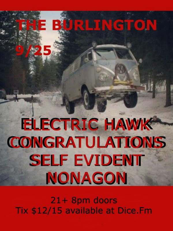 Electric Hawk // Congratulations // Self Evident // Nonagon