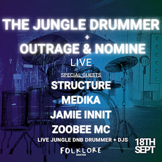 The Jungle Drummer Live + Djs