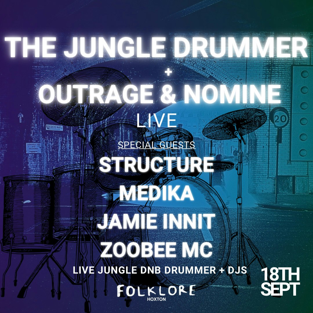 The Jungle Drummer Live + Djs
