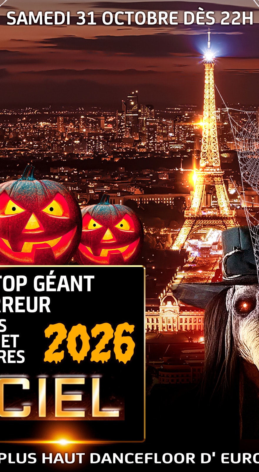 Le Rooftop Géant de l'Horreur - Halloween 2026