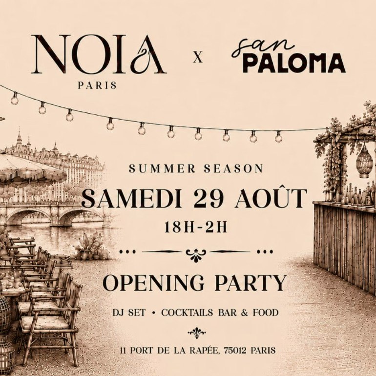 NOÏA PARIS - PÉNICHE FESTIVE - EVERY SATURDAY
