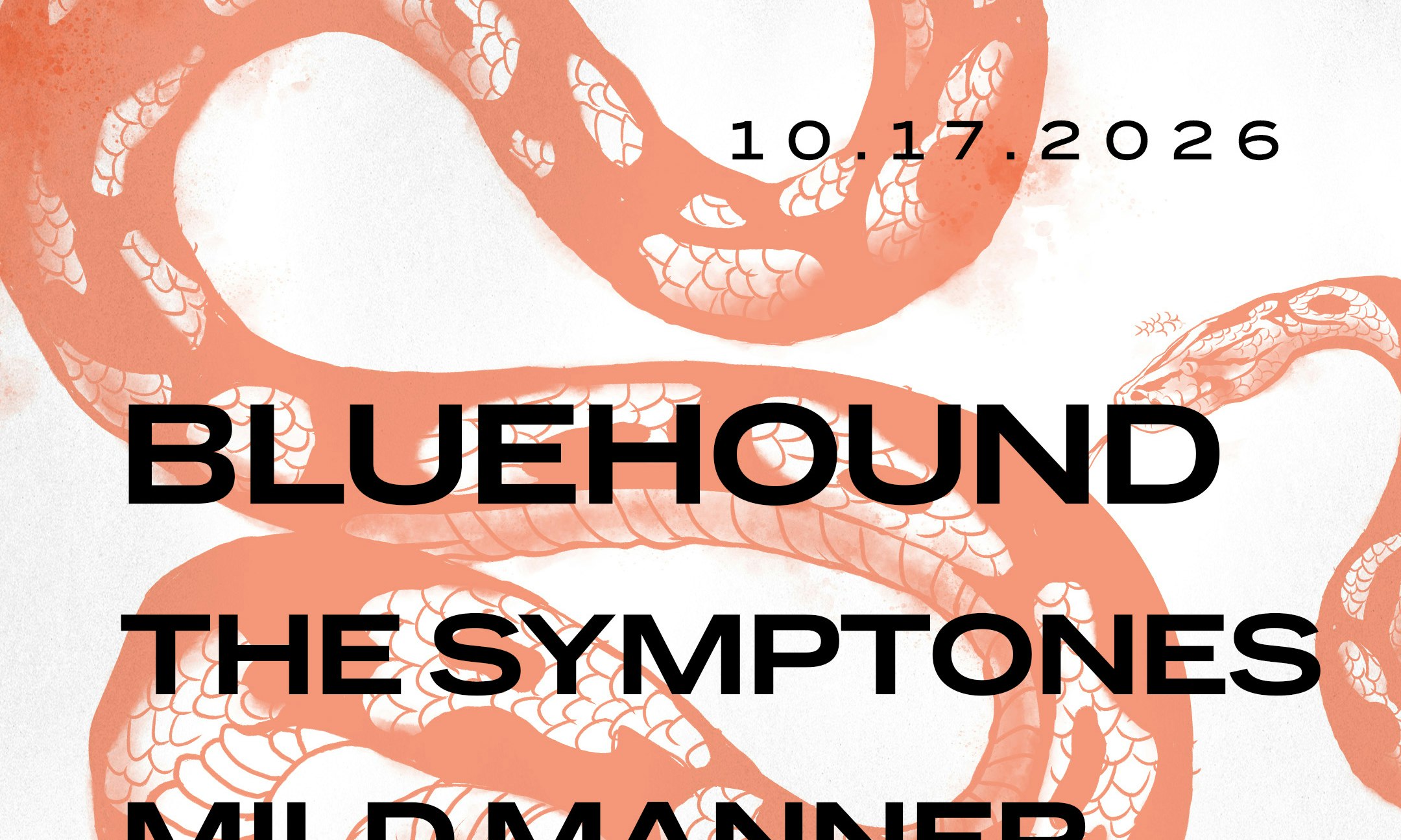 Bluehound, The Symptones, & Mild Manner