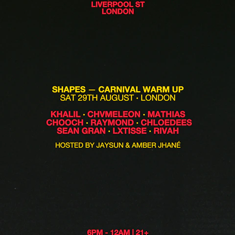 Shapes Carnival Warm Up