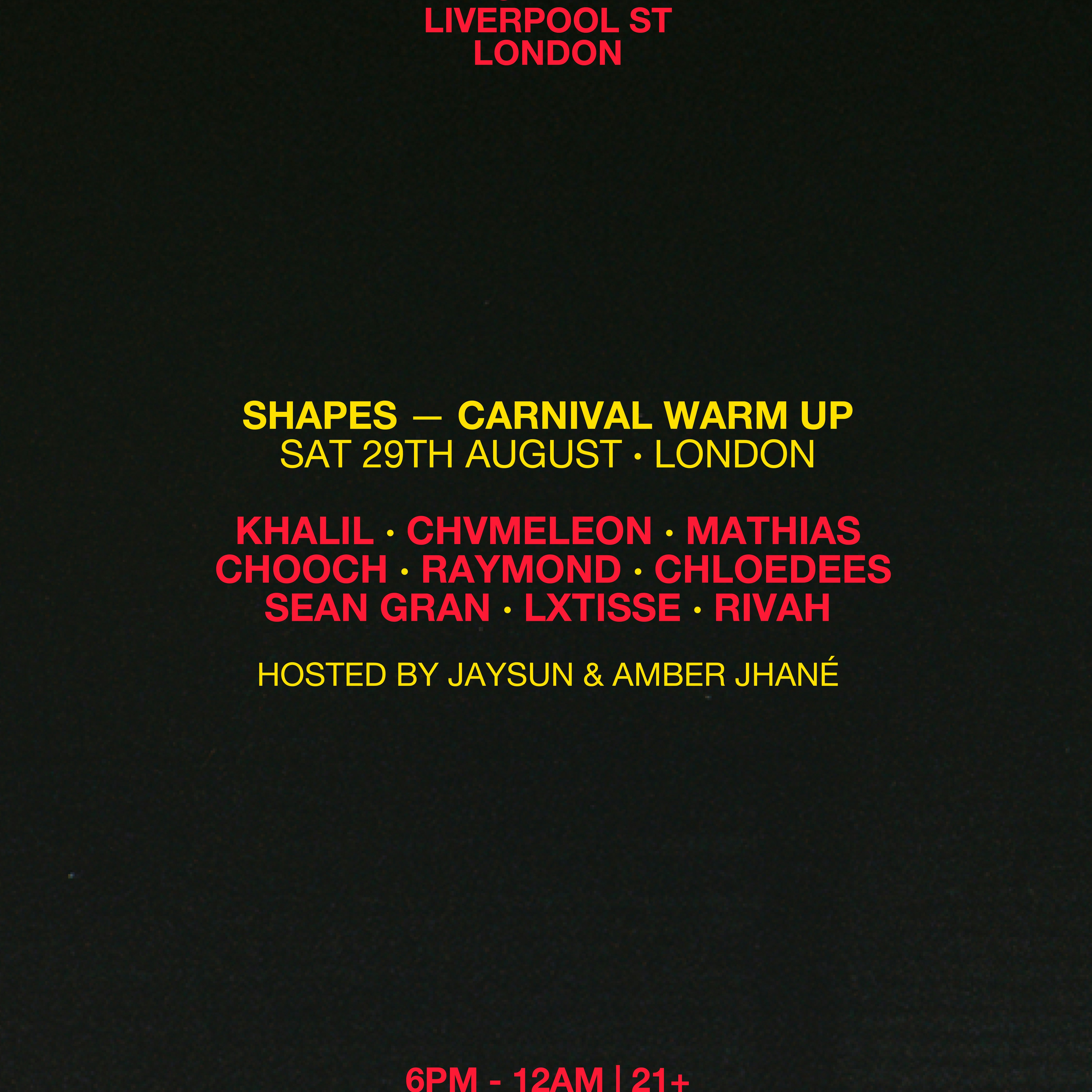 Shapes Carnival Warm Up