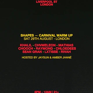 Shapes Carnival Warm Up