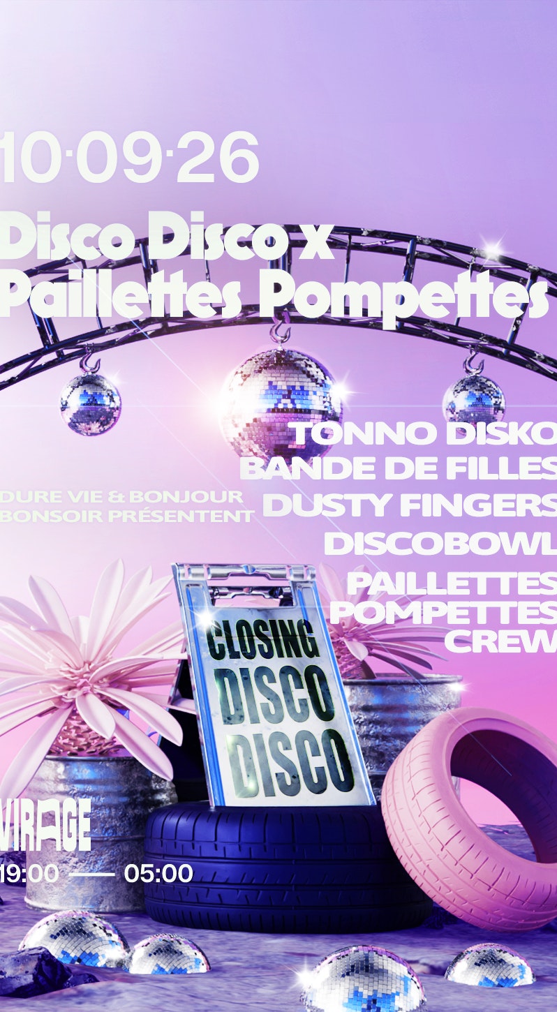 DISCO DISCO x PAILLETTES POMPETTES