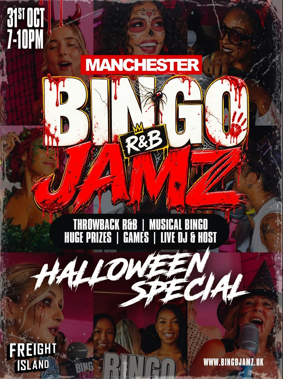 BINGO JAMZ MANCHESTER : Halloween Edition-31st Oct at Escape to Freight Island, Manchester