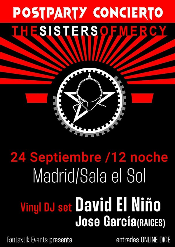 POSTPARTY OFICIAL THE SISTERS OF MERCY