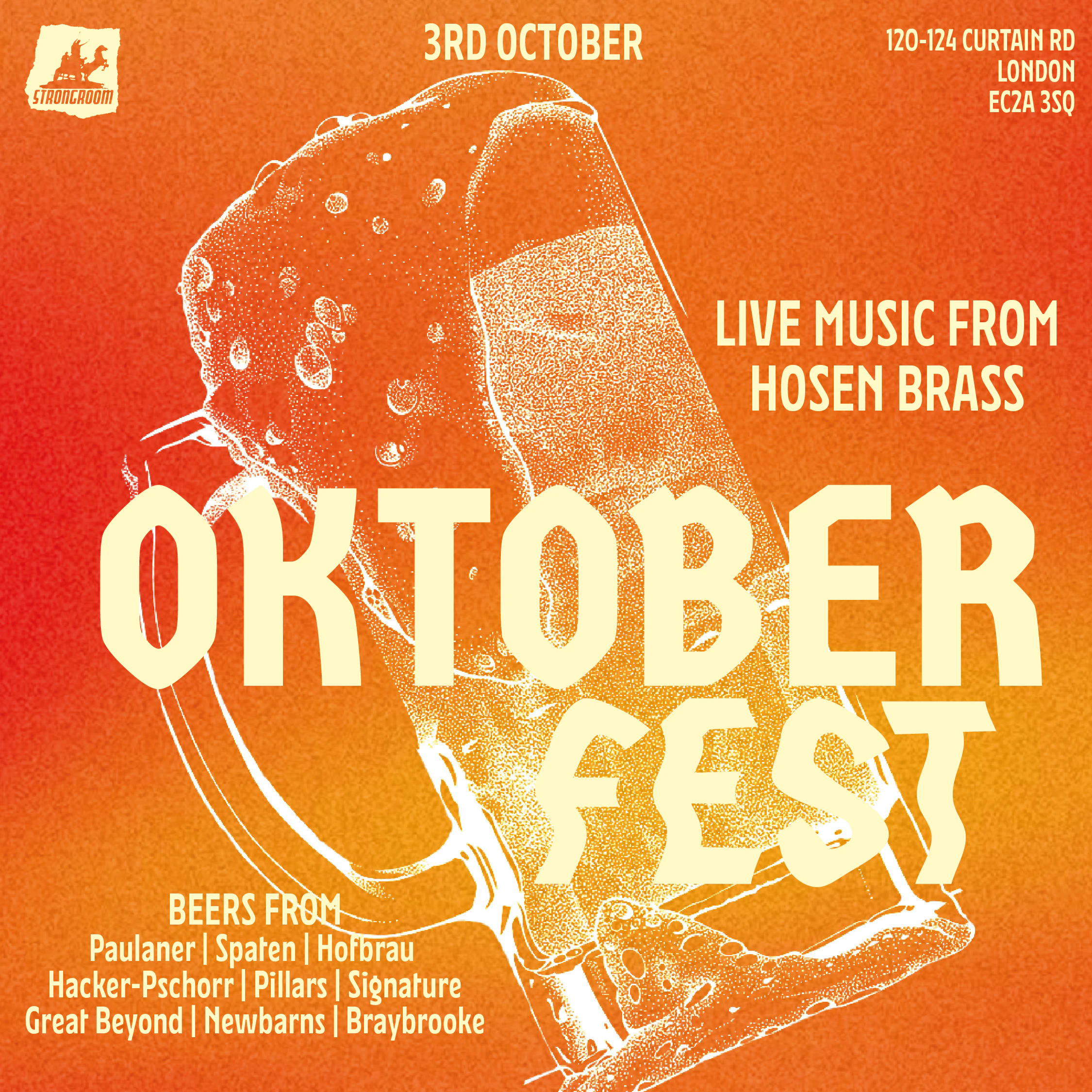 Oktoberfest Closing Party with Live Oompah Band at Strongroom, London