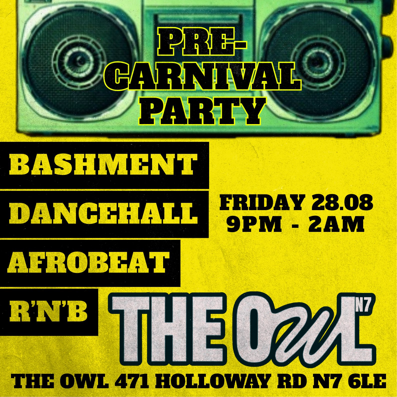 The Owl Pre-Carnival Party
