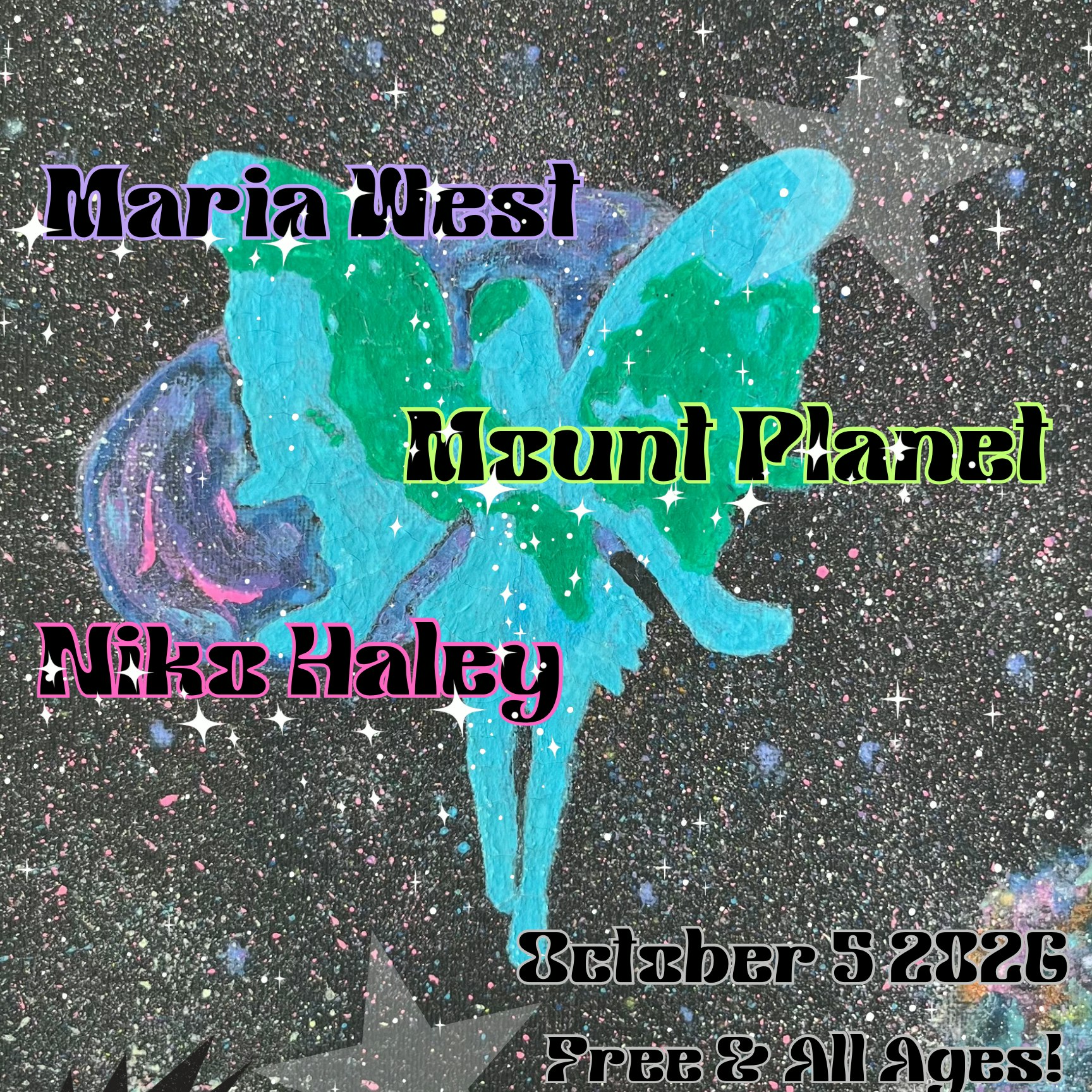 Maria West, Mount Planet, Niko Haley