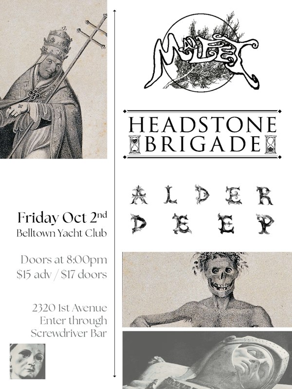 Malfet, Headstone Brigade, Alder Deep