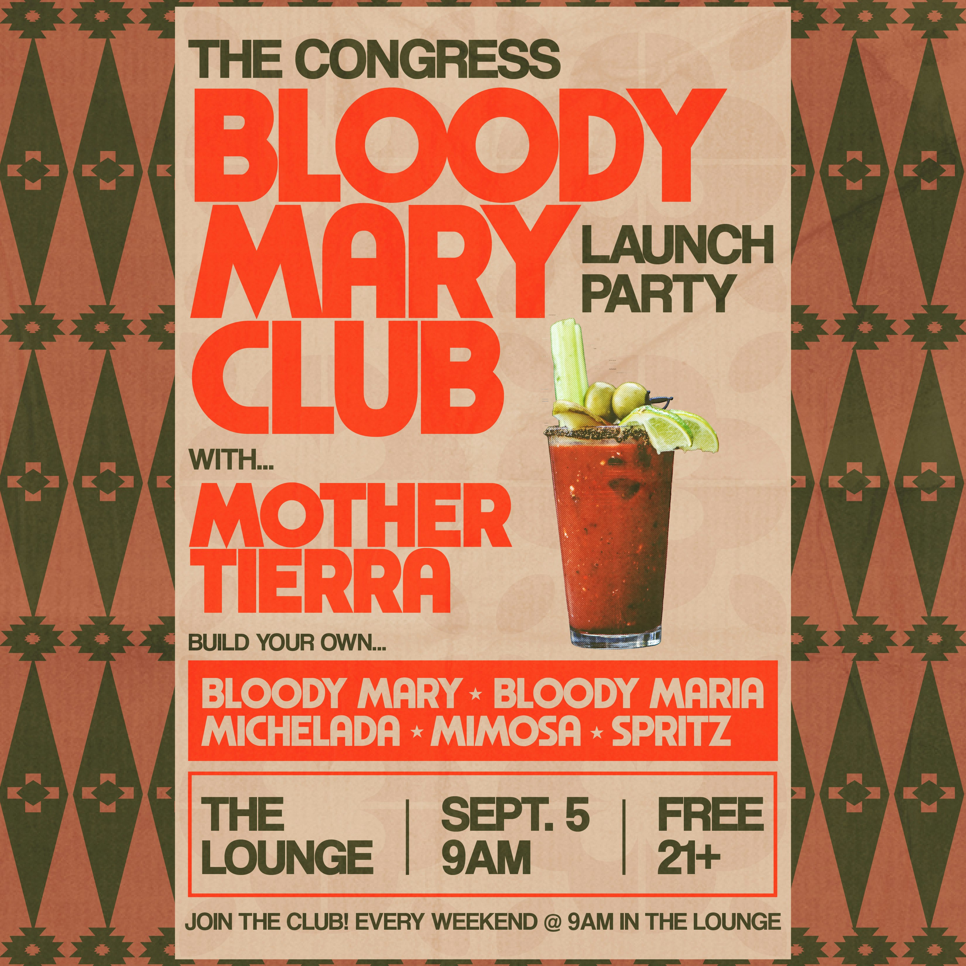 The Bloody Mary Club – Bloody Mary Bar Season Launch