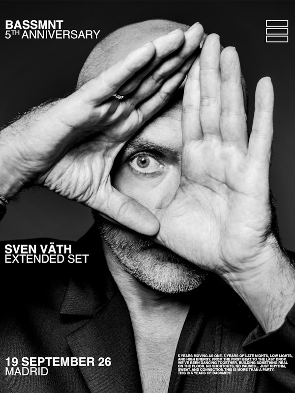 BASSMNT CLUB presents SVEN VÄTH - V ANNIVERSARY I
