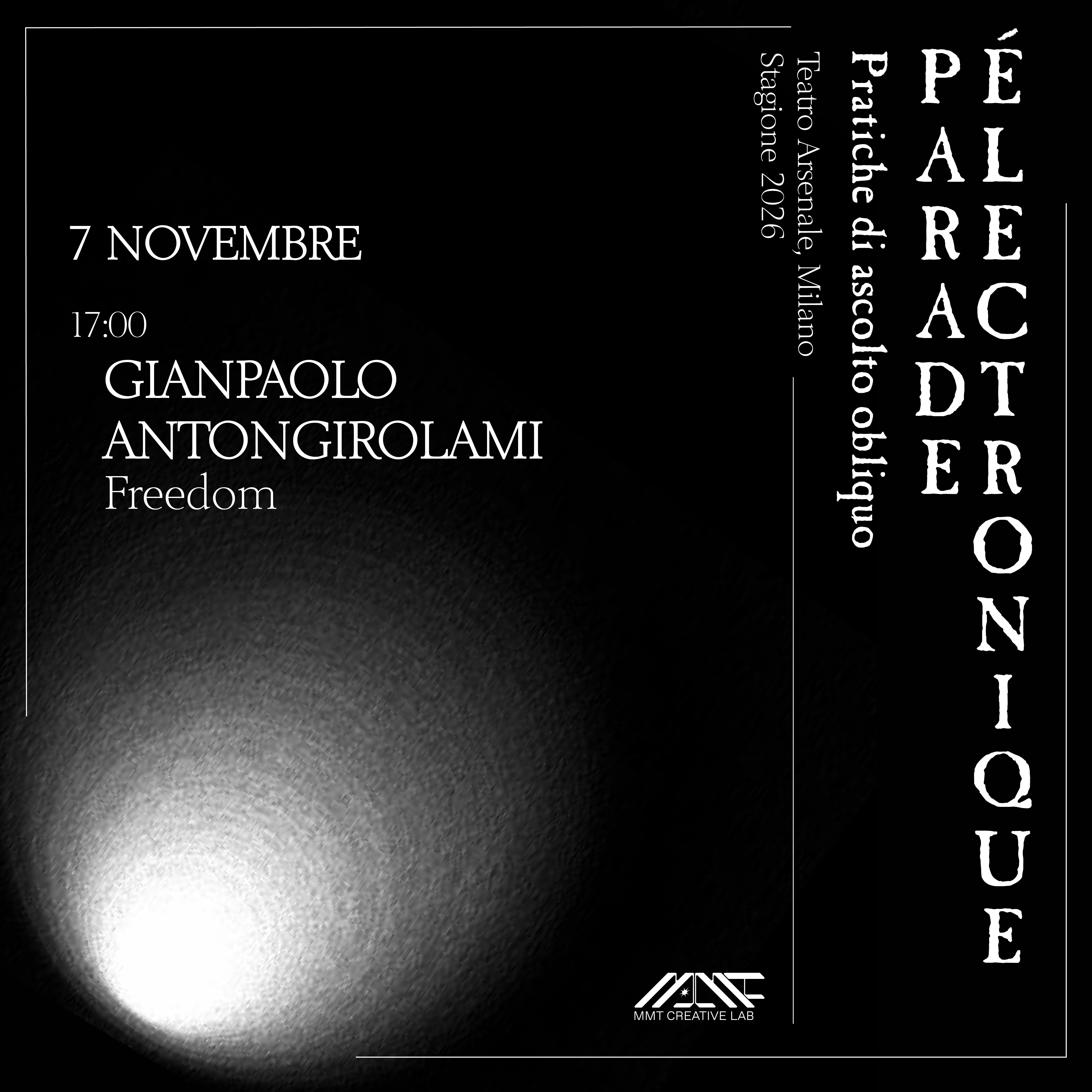 Parade Électronique: Gianpaolo Antongirolami