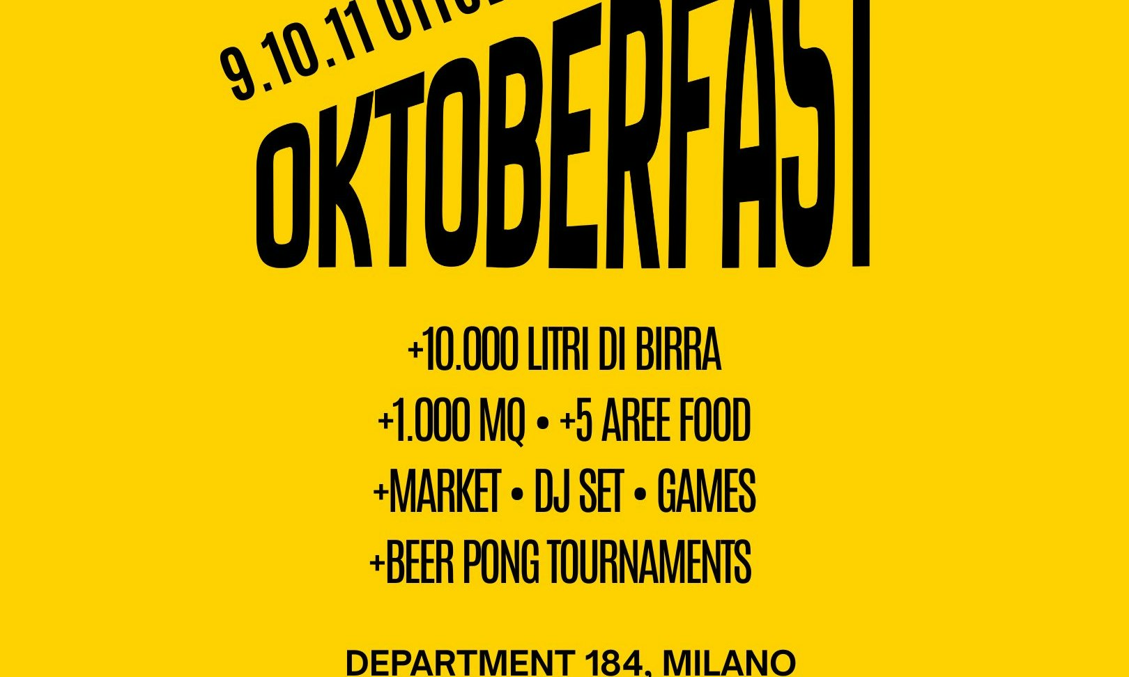 OKTOBERFAST Festival @Department 184