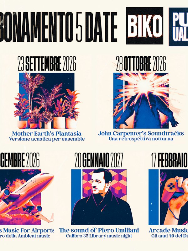 Puntuale Festival 4 - ABBONAMENTO 5 CONCERTI