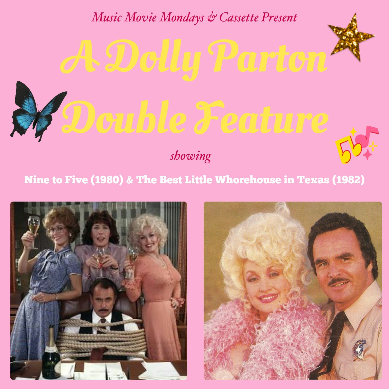 MUSIC MOVIE MONDAYS PRESENTS: A DOLLY PARTON DOUBLE FEATURE