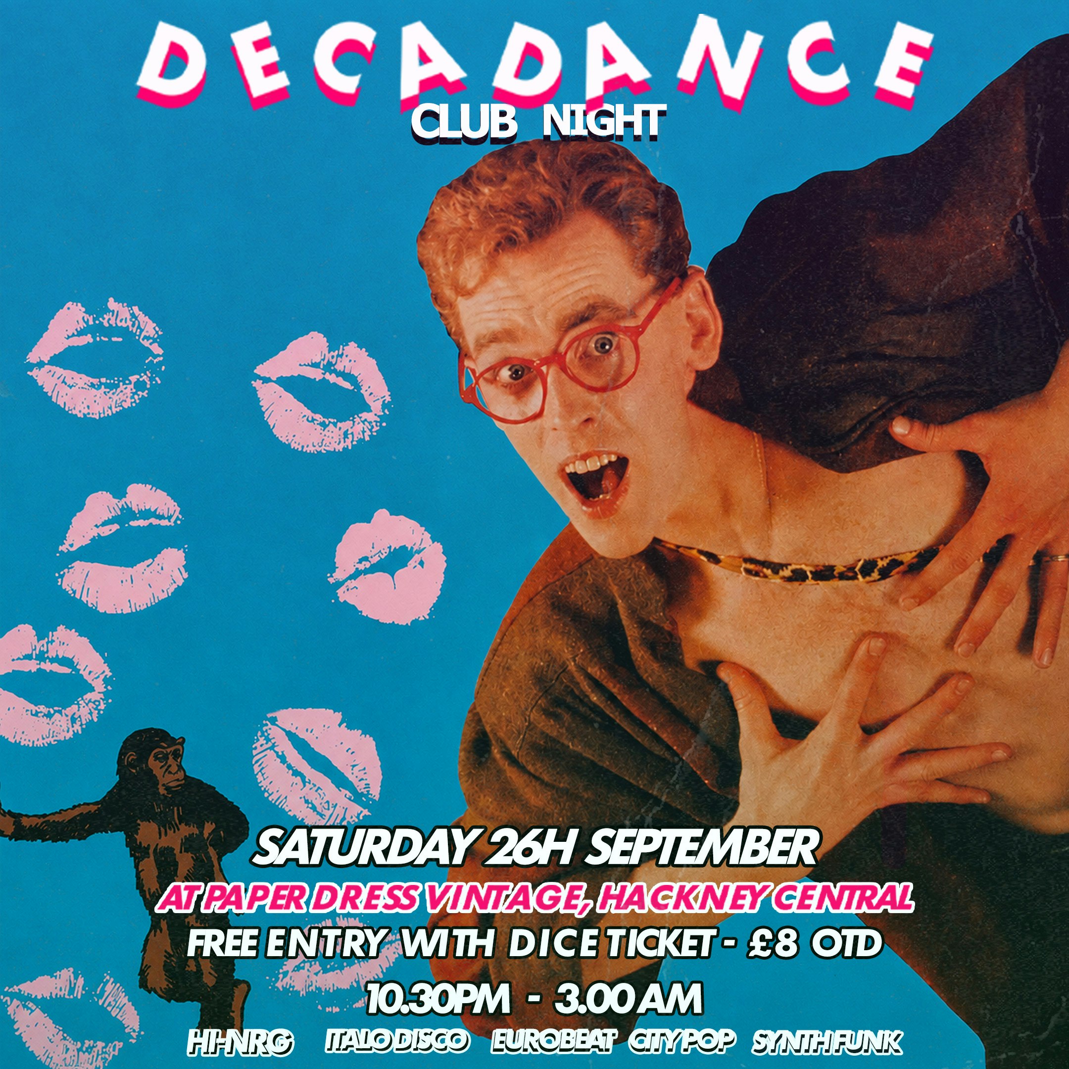 Decadance Club Night at Paper Dress Vintage, London