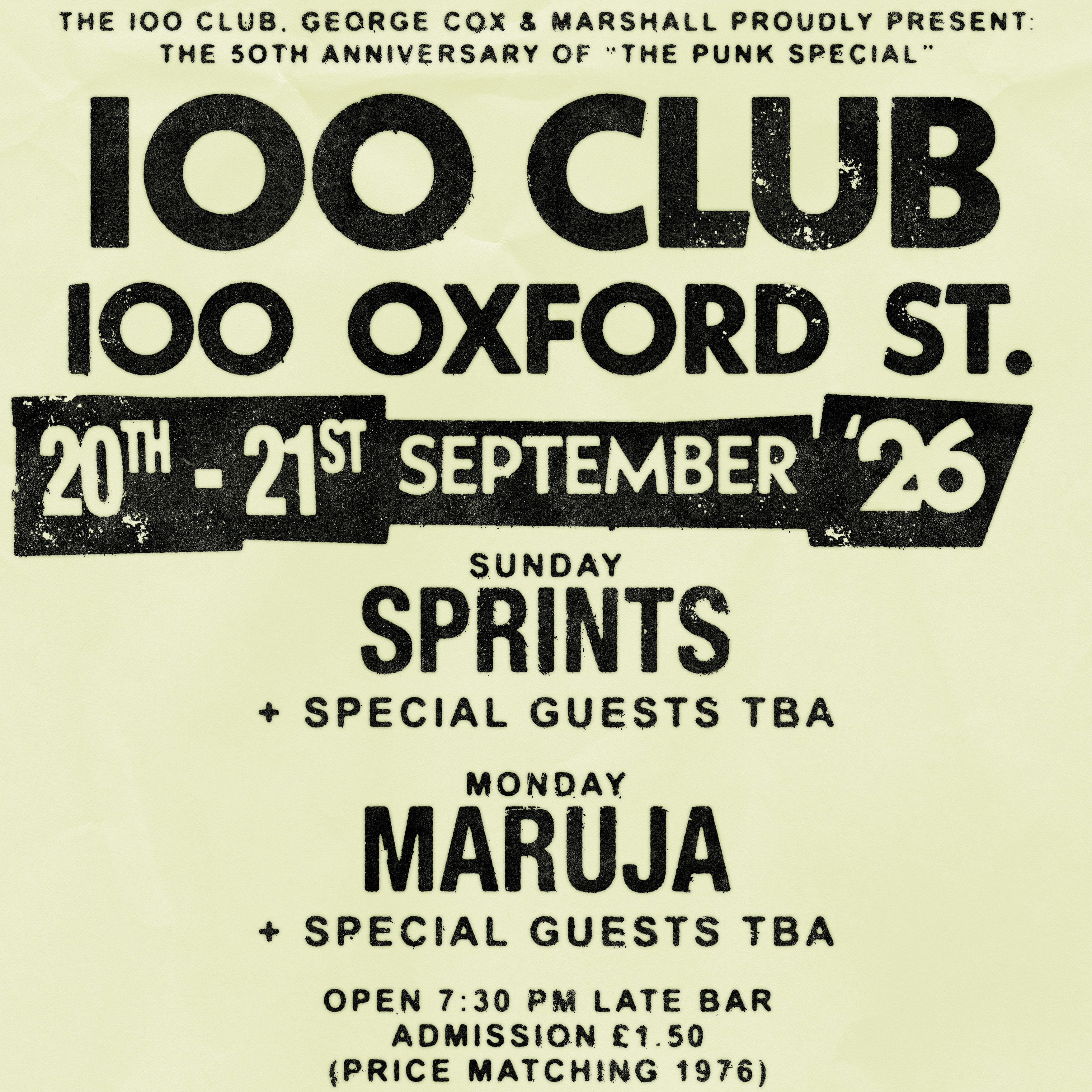 50th Anniversary of the Punk Special: Maruja