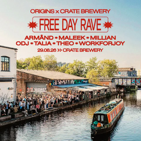 Origins x Crate Free Day Rave On The Canal