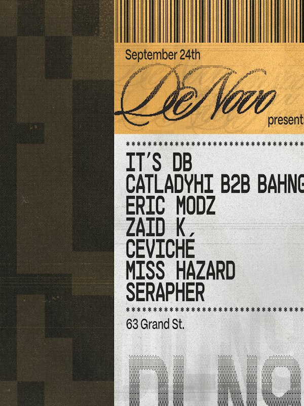 De Novo Presents: Catladyhi, Miss Hazard+more