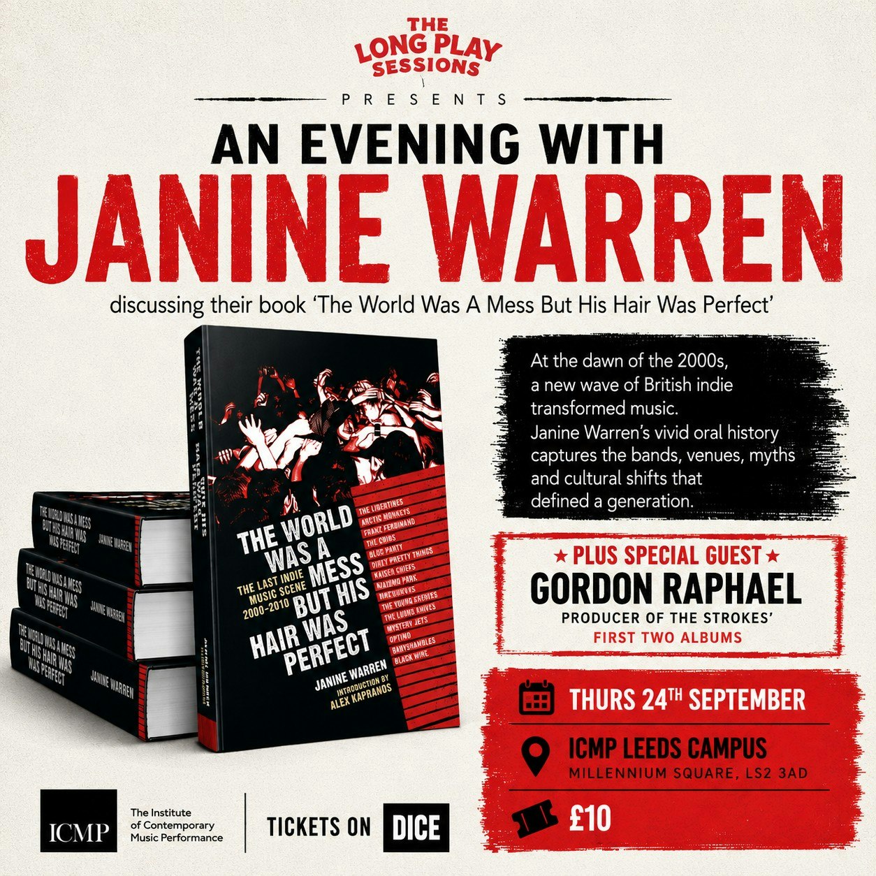 Janine Warren: In Conversation and Book Signing with Gordon Raphael (Strokes Producer)