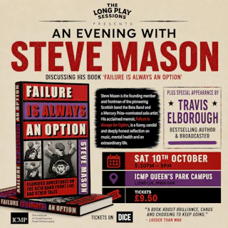 The Long Play Sessions: Steve Mason: In Conversation and Book Signing