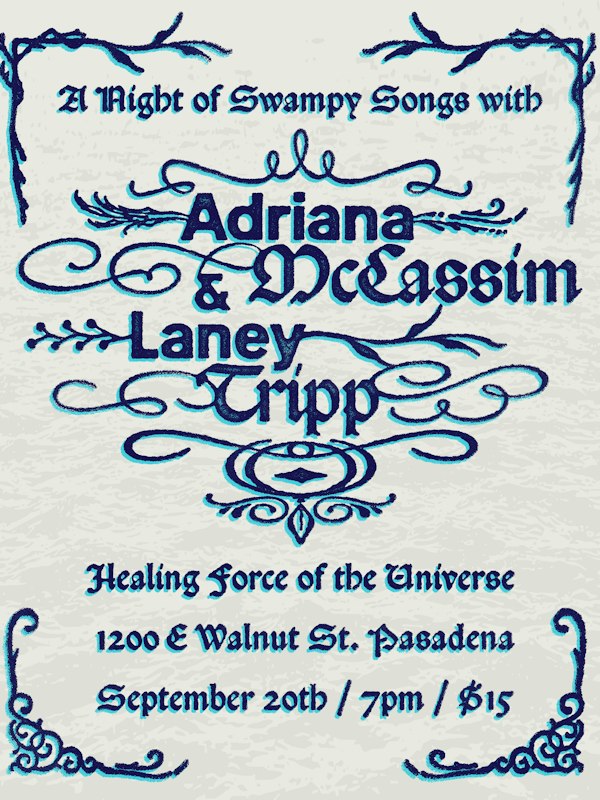 Swampy Songs w Laney Tripp + Adriana McCassim