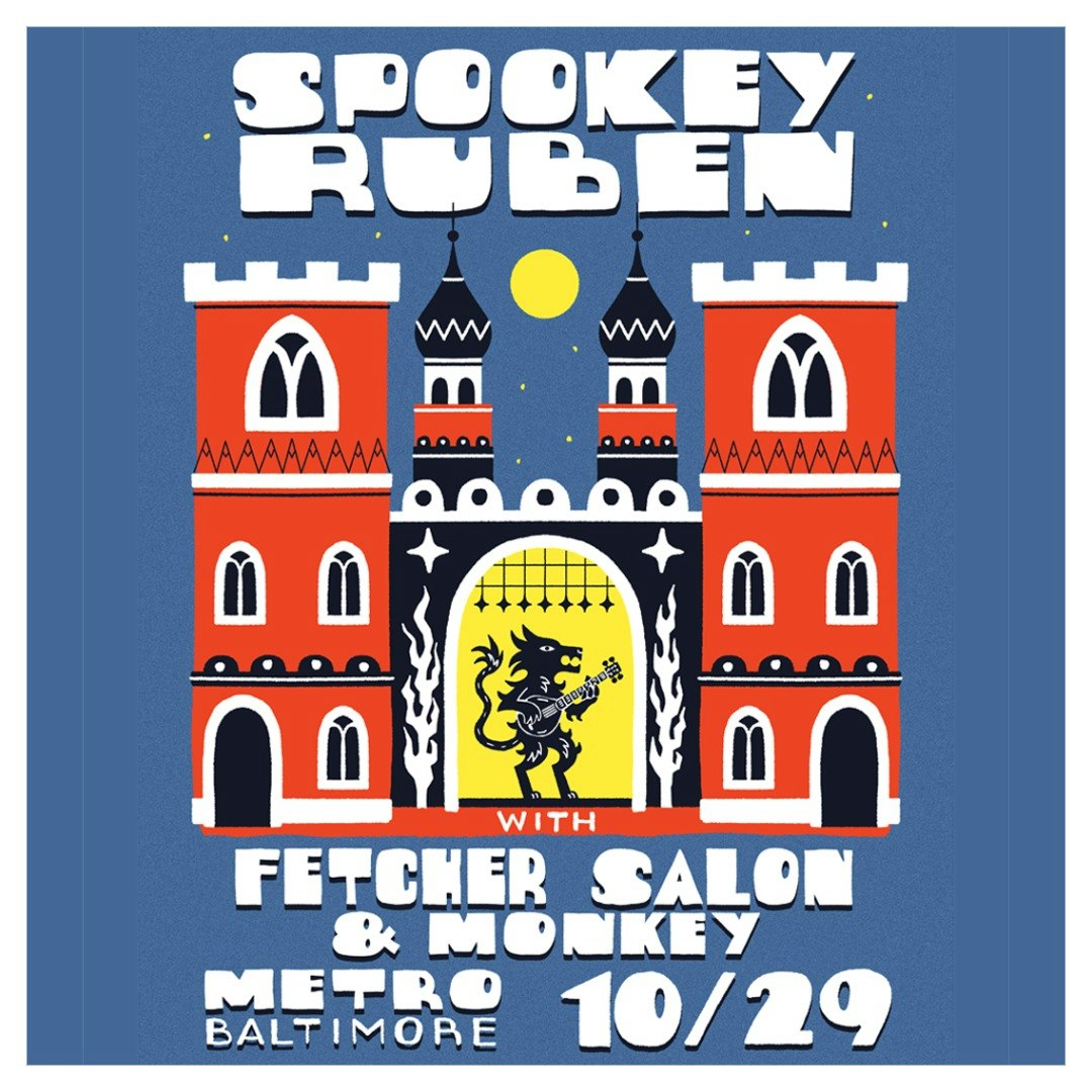 SPOOKEY RUBEN w/ Fetcher, Salon and Monkey