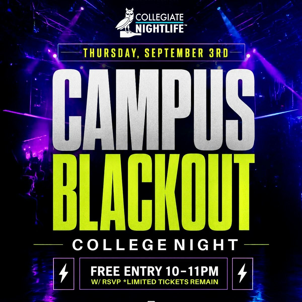 CAMPUS BLACKOUT