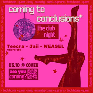 coming to conclusions* the club night