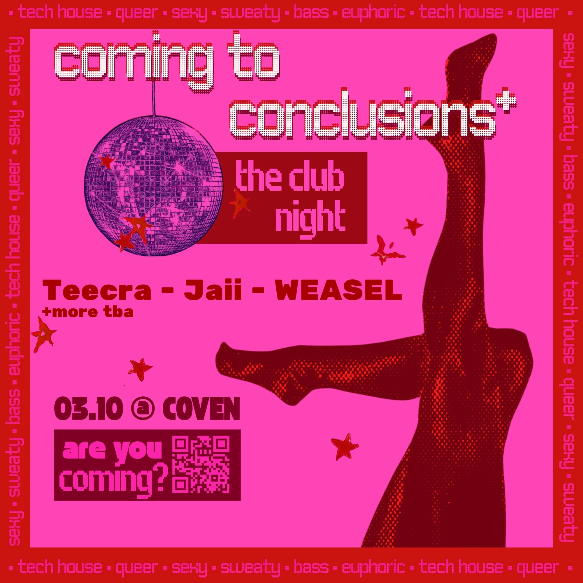 coming to conclusions* the club night