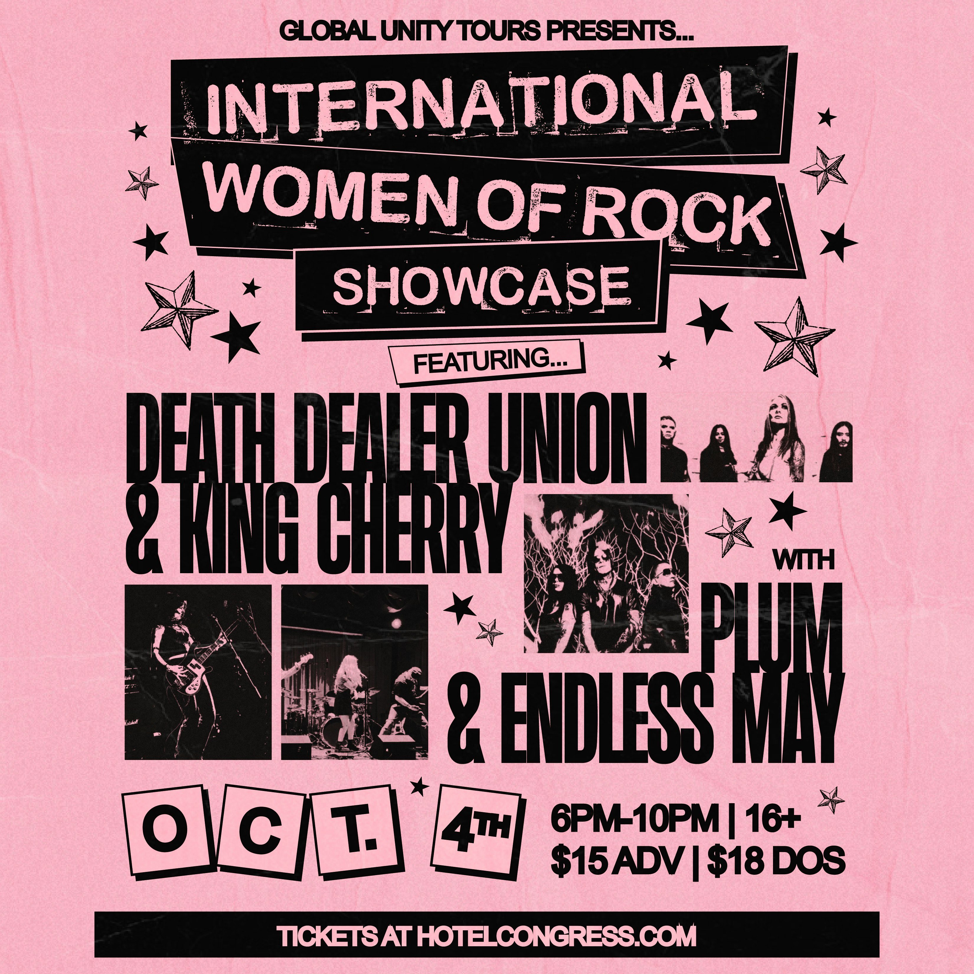 International Women of Rock Showcase Presented by Global Unity Tours!