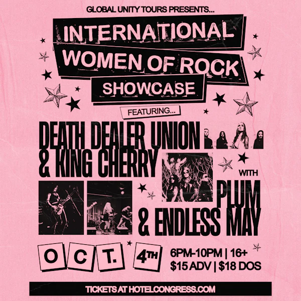 International Women of Rock Showcase Presented by Unity Tours Worldwide!